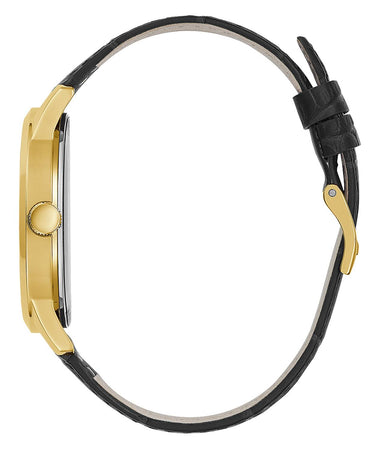Guess Herren-Armbanduhr Quarz Leder 42 mm GW0250G2